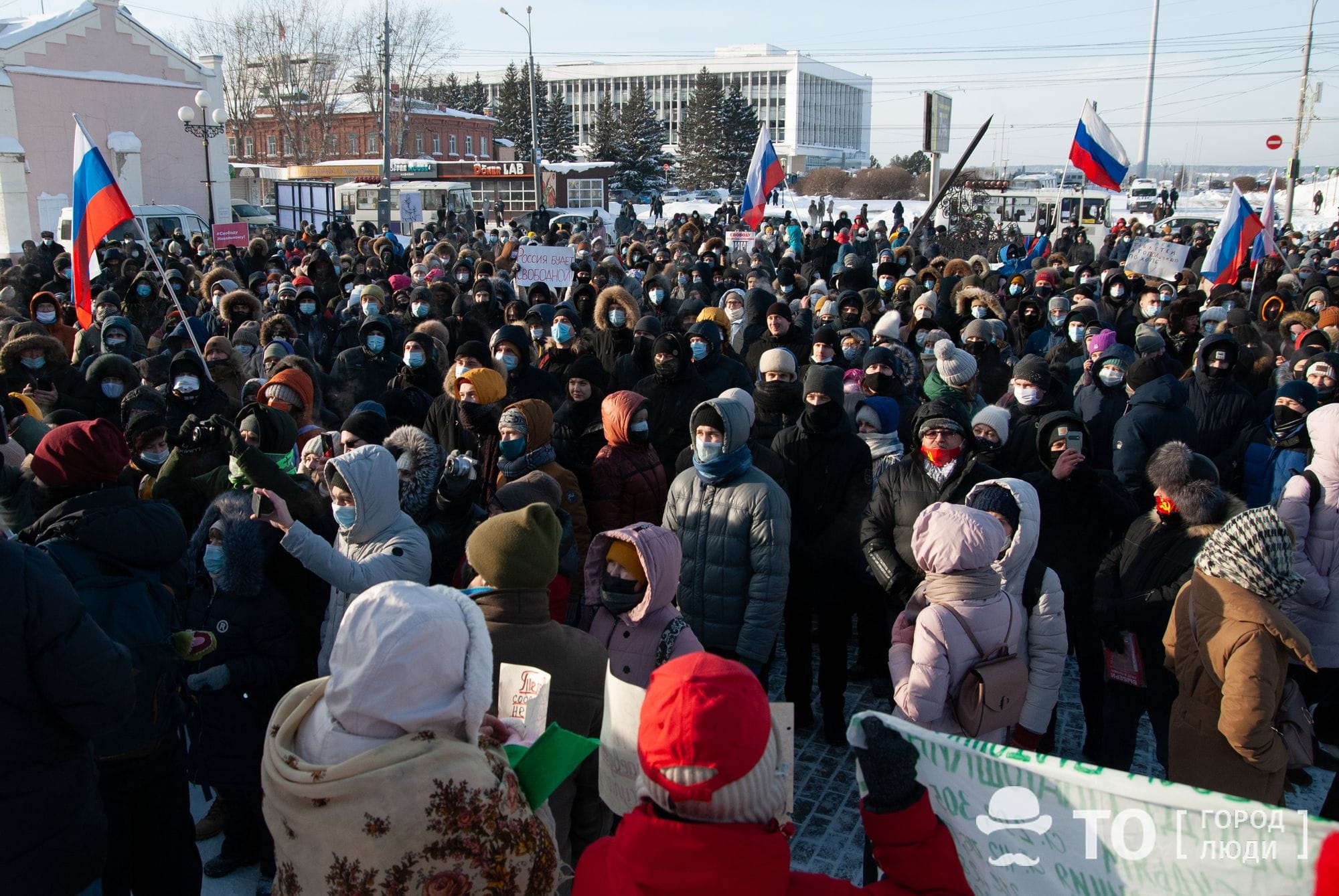 Происшествия, Судебные дела, Томские новости, митинг арест Навальный пикет митинг Полиция сообщает о 35 задержанных на воскресном несанкционированном митинге в Томске