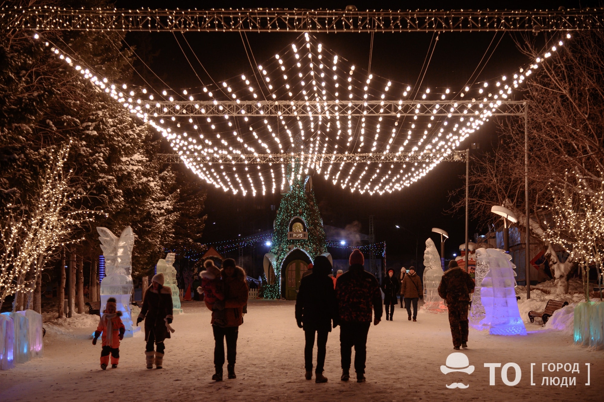 Новый год ❄, Томские новости, иллюминация праздники город украшение праздники новый год в Томске Сегодня в Томске включат праздничную иллюминацию