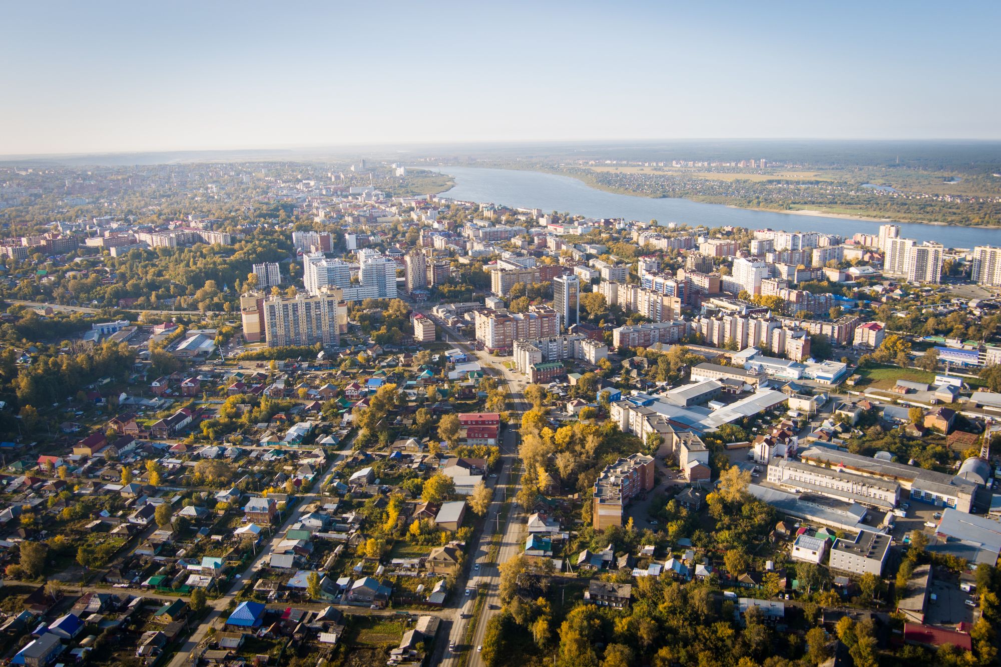 Город, Томские новости, Большая Подгорная, Белое озеро, административный и исторический центр Томска… В нашей подборке показ Осень в Томске. Вид сверху