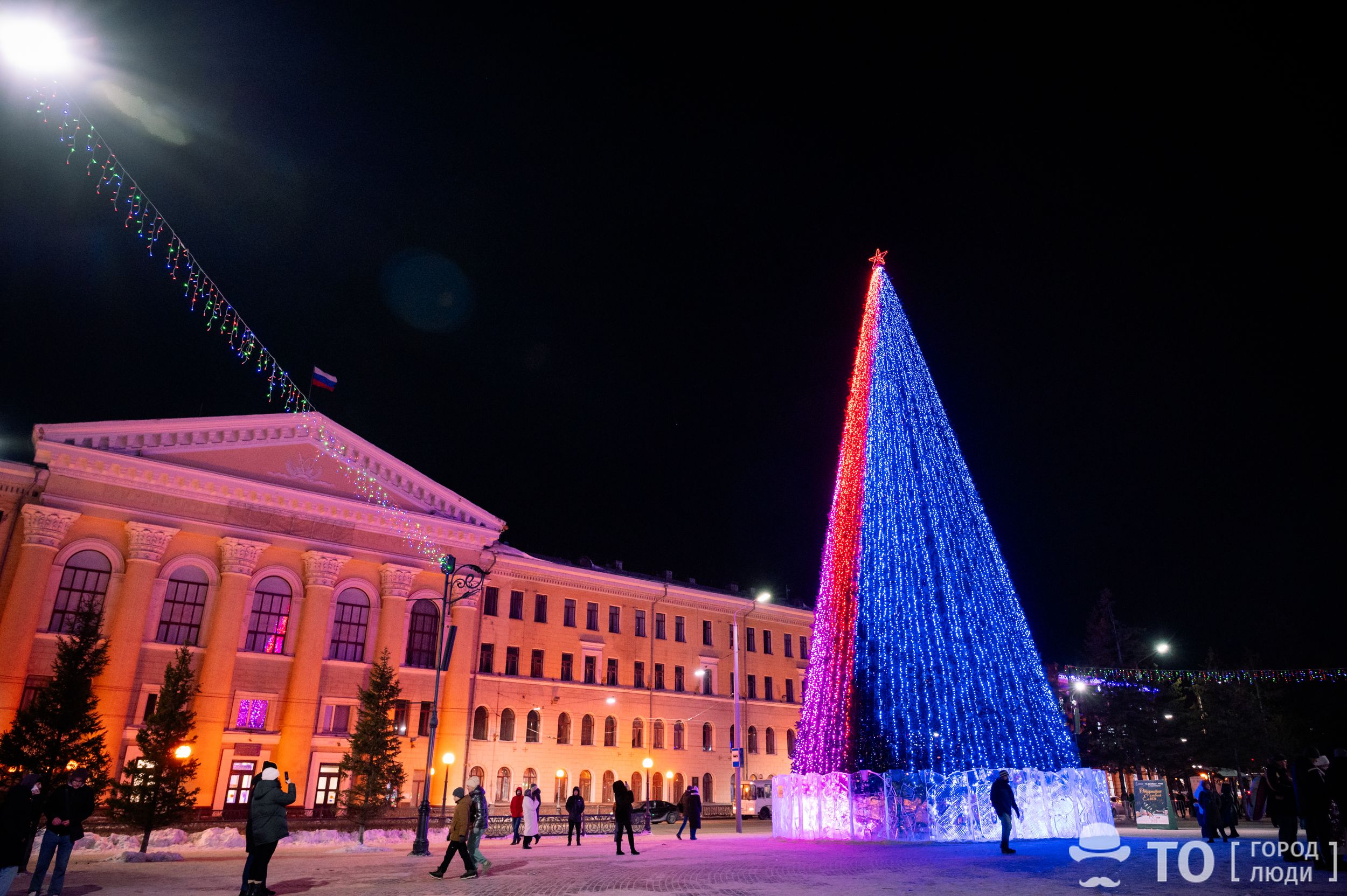 Город, Новый год ❄, Праздники, Томские новости, елка новый год праздники интересные новости Томска В Томске зажгли главную городскую елку