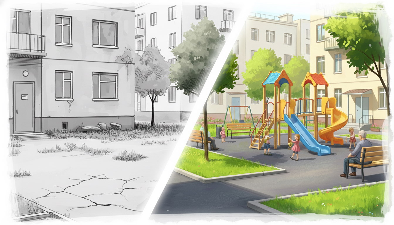 анатомия томска дворы глебович махиня ремонт Анатомия Томска, Город, Городское благоустройство