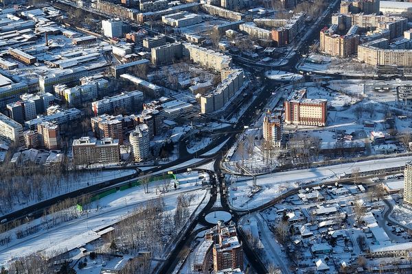 Дороги, Томские новости, мэрия дороги движение развязка транспортная развязка 76-й километр Развязку на 76 километре в Томске могут открыть в апреле, требуется мнение томичей