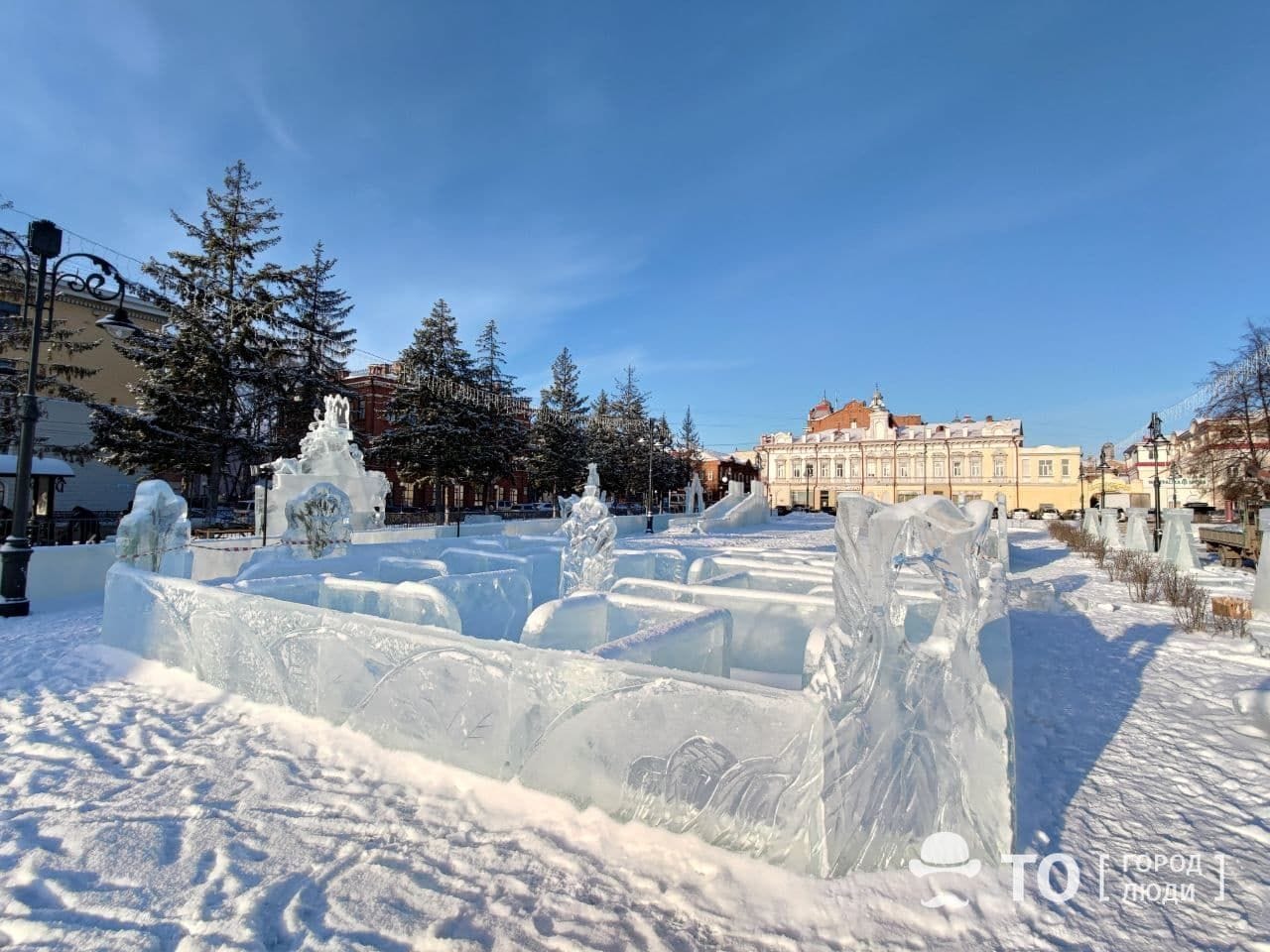 Новый год ❄, Томские новости, мэрия городская администрация ледовые городки праздники новый год Ледовые городки заработают во всех районах Томска до конца недели