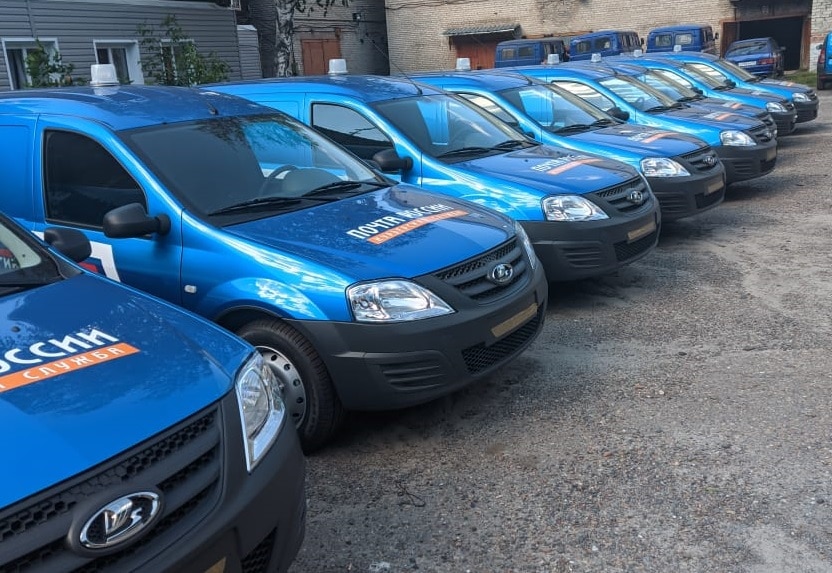 Томские новости, почта России курьерская служба доставка новые автомобили Почтовые отделения Томской области получили 14 новых автомобилей