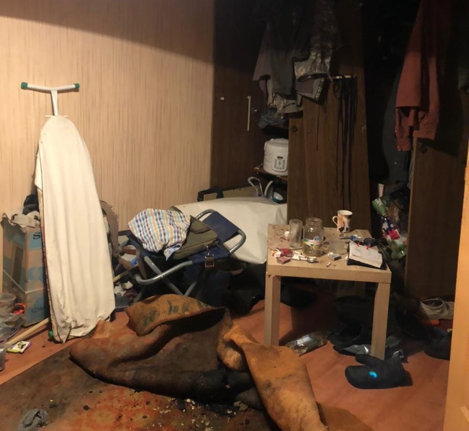 Происшествия, Томские новости, пожар горит квартира загорелись сводка жесть Томска Пожарные спасли пожилого мужчину из горящего дома в Томске