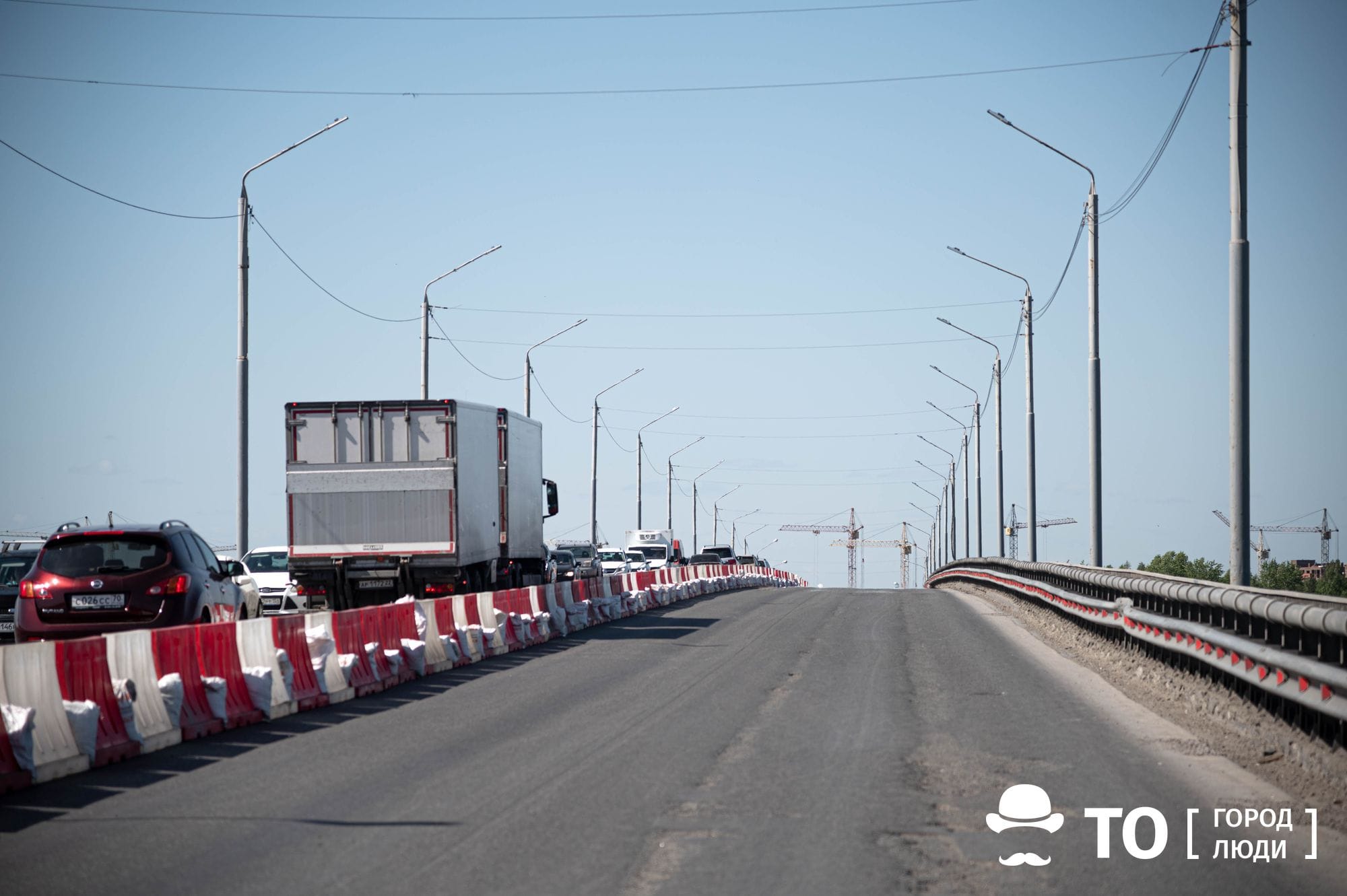 Дороги, Томские новости, коммунальный мост строительство дороги проезд безопасность схема проезда Завтра в Томске ограничат движение грузовиков по Коммунальному мосту