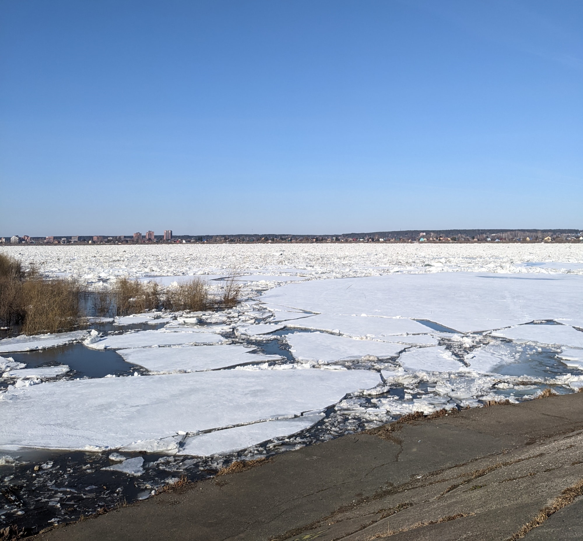 Паводок, Томские новости, ледоход лед тронулся паводок подтопило вскрытие реки В Томске начался ледоход