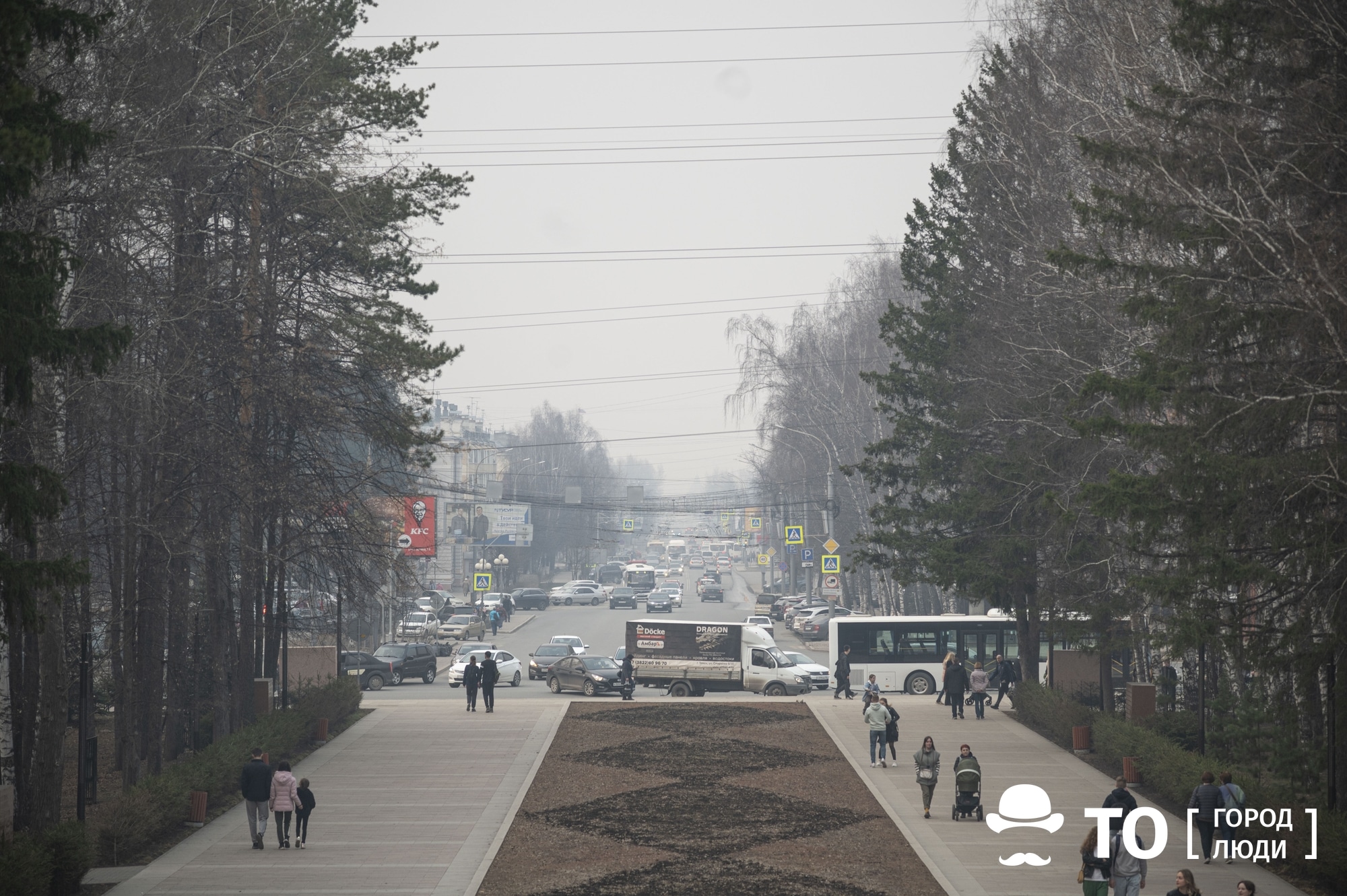 Стихия в Томске и области, Томские новости, смог примеси атмосферный воздух загрязнение туман отрава Томичей предупреждают о накоплении вредных примесей в атмосфере